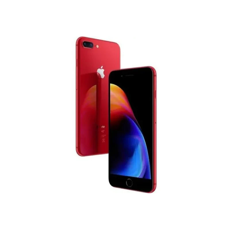 Apple iPhone 8 Plus Front and Back Red