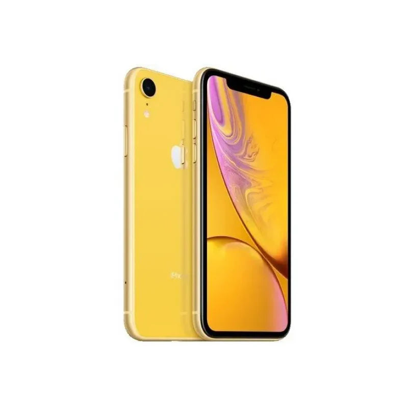 Apple iPhone XR Front and Back Yellow