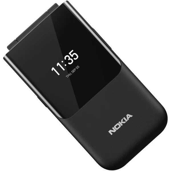 Nokia 2720 (Flip) Feature Phone, Dual Sim, 2Mp Camera With Led Flash Black - Brand New