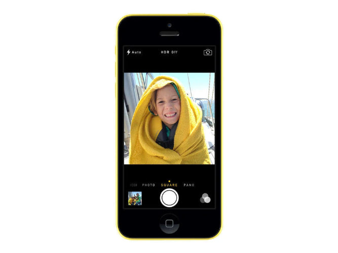 Apple iPhone 5c Front Yellow