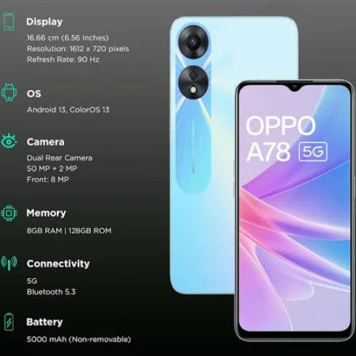 Oppo A78 5G Phone details