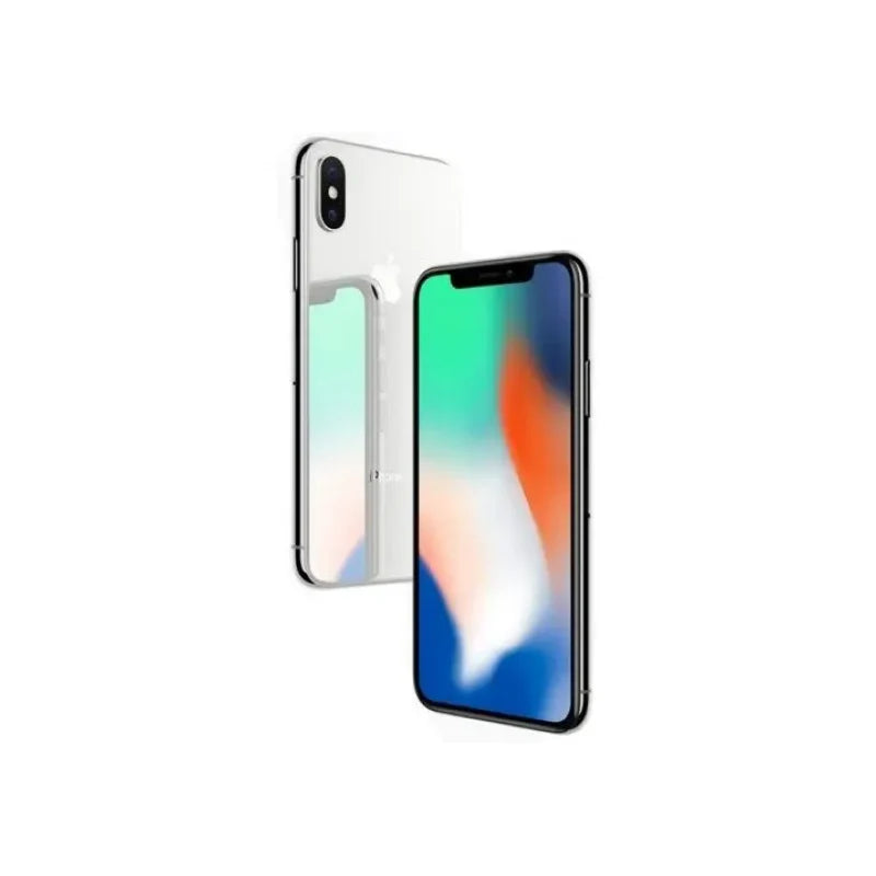 Apple iPhone X Front and Back Silver