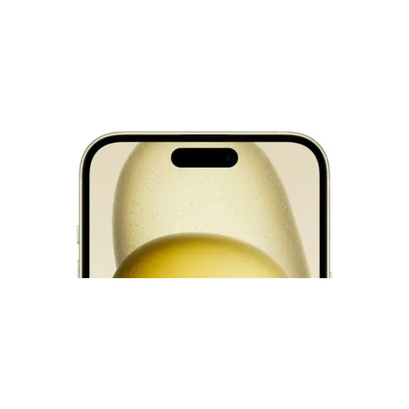 Apple iPhone 15 Front Camera Yellow