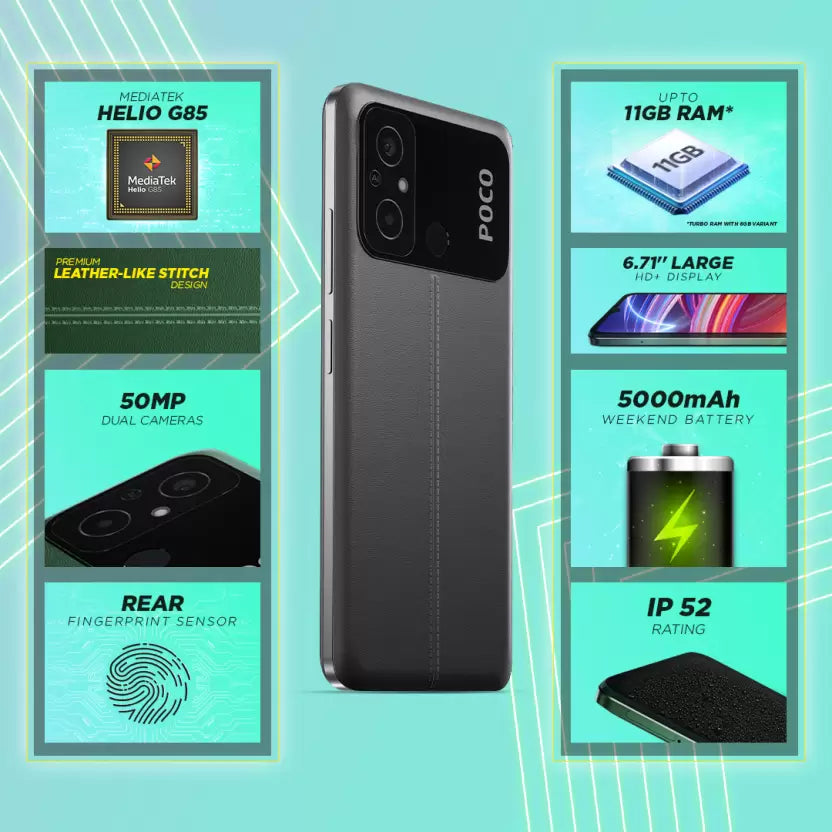 Poco C55 Power Black